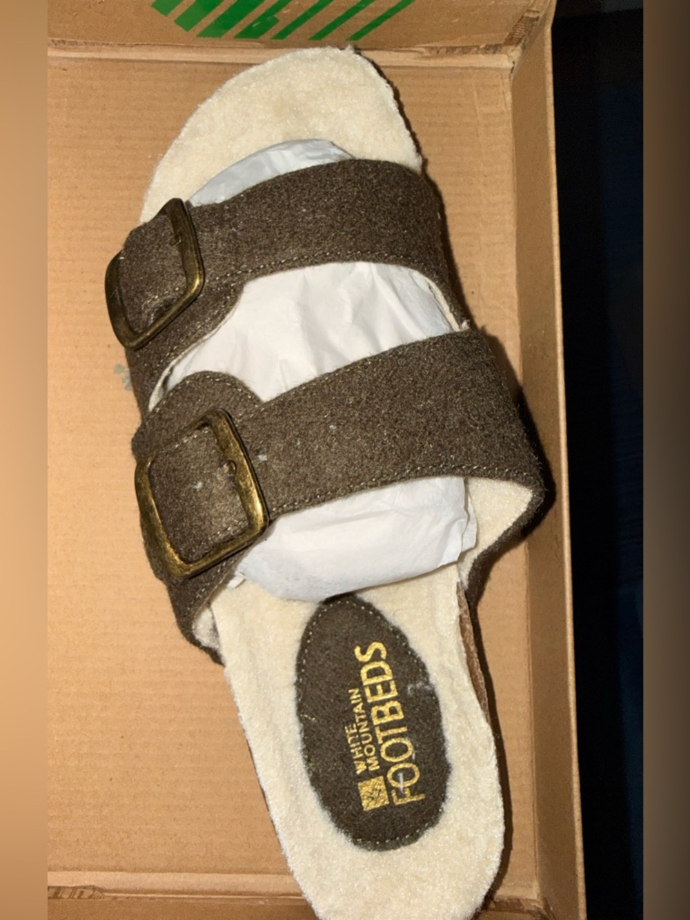 *New With Box* Men’s 10 Footbeds- comfy and supportive